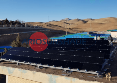 نیروگاه برق خورشیدی 20 کیلووات آشتیان